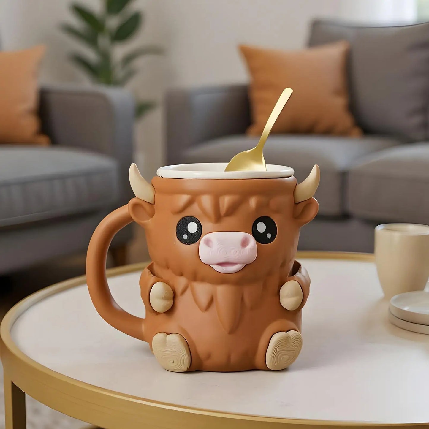 MugsyCup - Highland Cow Ice Cream Pint Holder