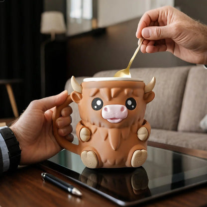 MugsyCup - Highland Cow Ice Cream Pint Holder