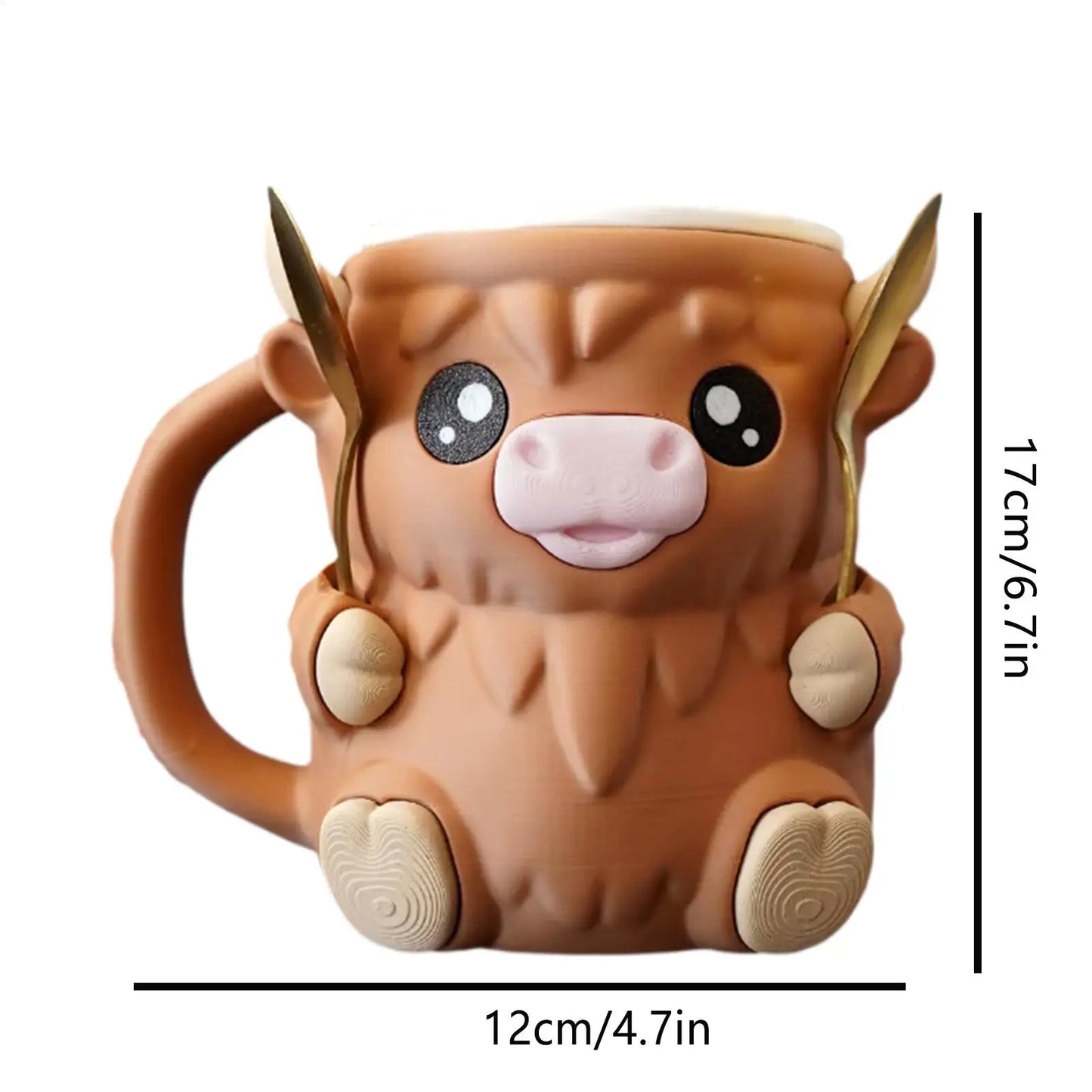 MugsyCup - Highland Cow Ice Cream Pint Holder