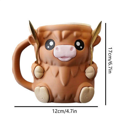 MugsyCup - Highland Cow Ice Cream Pint Holder
